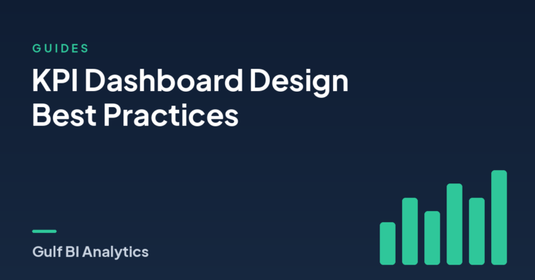 KPI Dashboard Design: Data Visualization Best Practices for Power BI