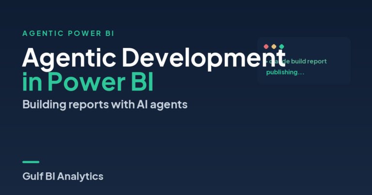 Agentic Development in Power BI: Building Reports with AI Agents