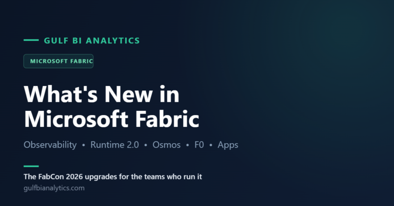 What’s New in Microsoft Fabric: Easier to Operate After FabCon 2026