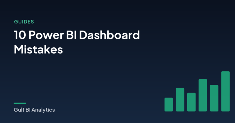 10 Common Power BI Dashboard Mistakes and How to Fix Them